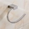 Modern Chrome Towel Ring